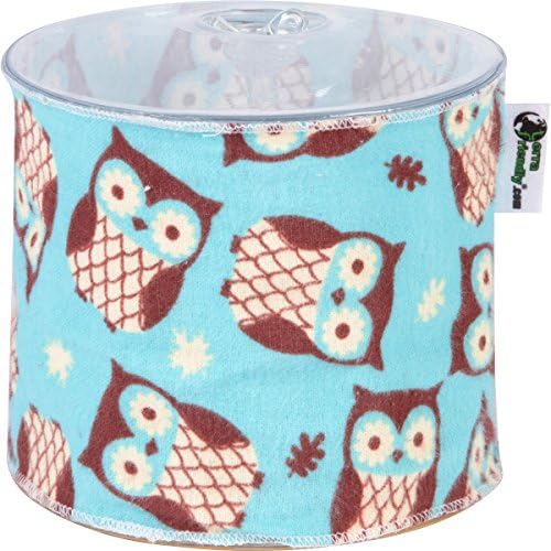 Solar Wireless Baby Night Light, featuring the Waterproof MPOWERD Luci Inflatable Solar Light with USA Handcrafted Nightlight Cover by Terra Friendly. Great Baby Shower Gift. (Owls)