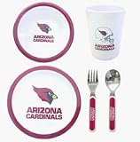Arizona Cardinals 5 Piece Children's Dinner Set