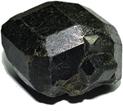 Melanite Black Garnet rough gemstone crystal from Mali 807.5 carat