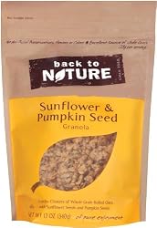 Back To Nature Granola Sunflower & Pumpkin Seed, 12-Ounce Pouches  (Pack of 6)
