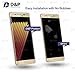 D&P Samsung Galaxy Note 7 TPU Screen Protector,Easy-Installation Design/ Perfect Fit / Edge-Covered / Anti-Fingerprint / High-Transparency / High-Response / Anti-Scratch /Lifetime warranty[3+1 pack]