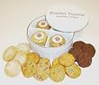 Soozies Doozies Gourmet Cookie Tin Gift. 16 Fresh Baked Cookies for All Occasions.