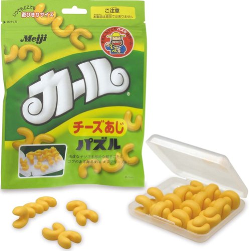 【Amazonの商品情報へ】明治製菓パズルシリーズ カール(チーズあじ)