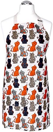 Cute Kitchen Aprons For Women With Pocket And Adjustable Neck Strap by Sweet Home Linen-Handmade in Europe, 55% Linen &amp; 45% Cotton Bib Apron That Will Enhance Cooking Experience For Any Cook Or Chef!