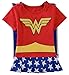 A&J Design Baby Girls' Wonder Woman Short Sleeve Romper