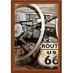 Route 66 I by Dee Dee Vintage 13.25 x19.25 in Art Print Framed Picture