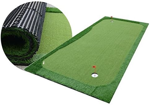 Albero DHL Par 2 Hole Golf Putting System Indoor Outdoor Sport Training Aid Hitting Green Mat