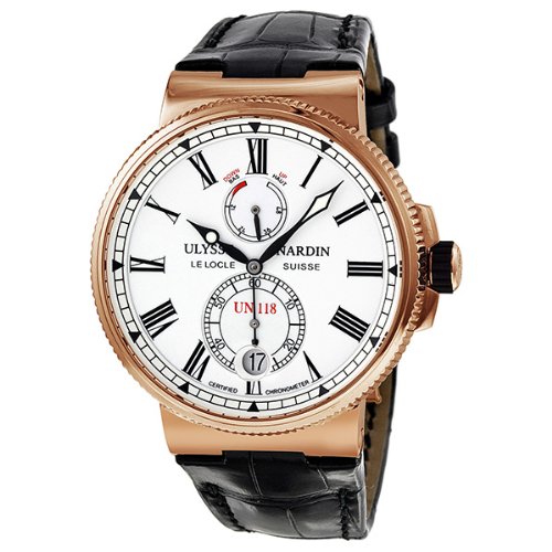 Ulysse Nardin Marine Chronometer Manufacture Automatic 18 kt Rose Gold Mens Watch 1186 122 40