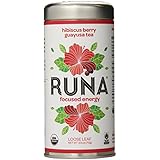RUNA Clean Energy Organic Guayusa Loose Leaf Tea, Hibiscus Berry, 2.5 Ounce