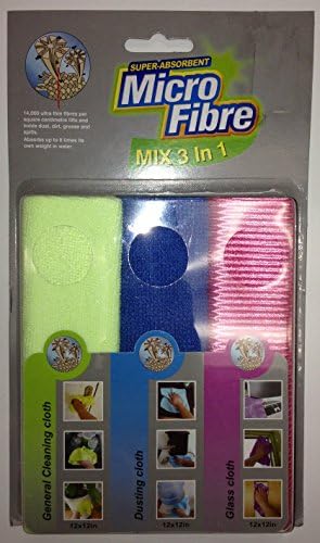 Super-Absorbant Micro Fibre Mix 3 in 1 Cloths
