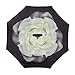 Windproof Reverse Folding Double Layer Inverted Umbrella and Self Standing Inside Out Rain Protection Umbrella with C-shaped Hands Free Handle, Best Compact Travel Umbrella