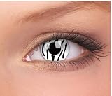 Halloween Fancy Dress Yearly Contact Lenses - Zebra + 60ml Solution + Lense Case - ORDER BY 3PM FOR SATURDAY 30TH DELIVERY! IN TIME FOR HALLOWEEN