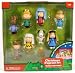 Peanuts Charlie Brown Christmas Nativity Pageant PVC Set of 9 Mini Figures with Fold Out Christmas Stage