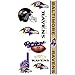 Wincraft 09411091 Tattoos - Baltimore Ravens