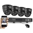 Amcrest AMDV7204M-4D-B 720P 4CH Tribrid Video Security System (Black)