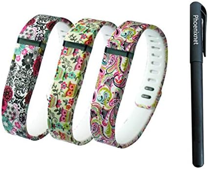Phoenixnet® Replacement Wristbands for Fitbit Flex, Pack of 3 Small【With a Free Gift】