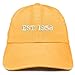 Trendy Apparel Shop 1958 Embroidered - 60th Birthday Gift Pigment Dyed Washed Cap - Mango