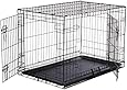 AmazonBasics Double-Door Folding Metal Dog Crate - Medium (36x23x25 Inches)