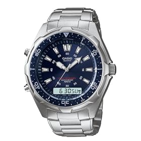 Casio Men's Sport Alarm Ana-Digi Blue Dive Watch #AMW320RD-2AV