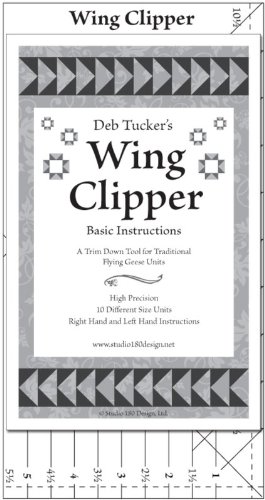Wing Clipper I, quilting tool, trim down tool for Flying Geese Units