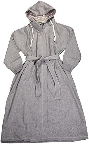 Private Label - Mens Tall Hooded Fleece Robe, Grey 35488-2XL/3XLTall