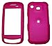 Hot Pink Rubberized Case Cover Protective SNAP-ON for Samsung A877 Impression
