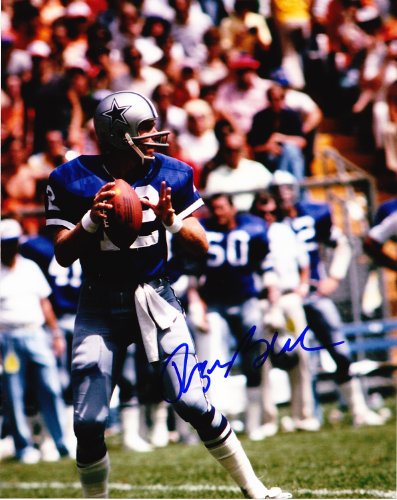 Roger Staubach signed autographed 8 x 10 photo Dallas Cowboys