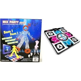 Mix Party 2000 Family Dance Pad Easy Installation Just Plug & Play On TV