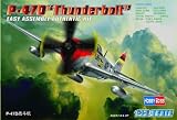 1 72 Easy Build P-47D Thunderbolt HBO80257 by HobBoss