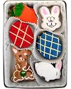 Beautiful Sweets Bunnies and Eggs Organic Cookies, 12 Cookies