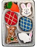 Beautiful Sweets Bunnies and Eggs Organic Cookies