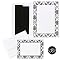 Wedding Invitation Kit White/Black Damask 50 ct