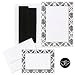 Wedding Invitation Kit White/Black Damask 50 ct