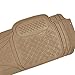 BDK Universal Fit 3-Piece Ultra Premium Car Floor Mat - Rubber (Beige)