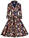 Lindy Bop Women's 'Vivi' Vintage 1950's Style Floral Print Dress