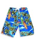 Kyds - Boys Microfiber Shorts, Blue, Multi