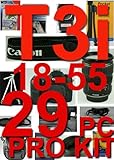Canon EOS Rebel T3i 29 Piece Pro Kit with Canon EF-s 18-55mm F 3.5~5.6 Is I ....