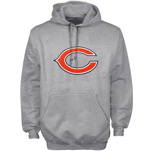 NFL Men's Chicago Bears Grey End Zone Playbook Hood (Grey, Large)