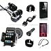 DreamBargains Premium Zune 80GB 120GB Accessory Bundle Kit - Protective Silicone Sleeve - Black + Screen Protector + Adjustable Armband + Retractable USB Charge and Sync Cable + USB Car Charger + USB Travel / Home Charger + Durable Metallic Sound Isolating In-Ear Earbud Earphones + Fully Adjustable Windshield Mount - Black