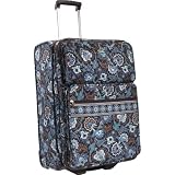 Vera Bradley Luggage Java Blue Rolling 26