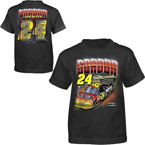 Buy Chase Authentics Jeff Gordon Short Sleeve Schedule Tee Youth (8-20) by Chase Authentics