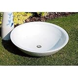 立水栓 ガーデンパン 有田焼岩尾対山窯 オフホワイト