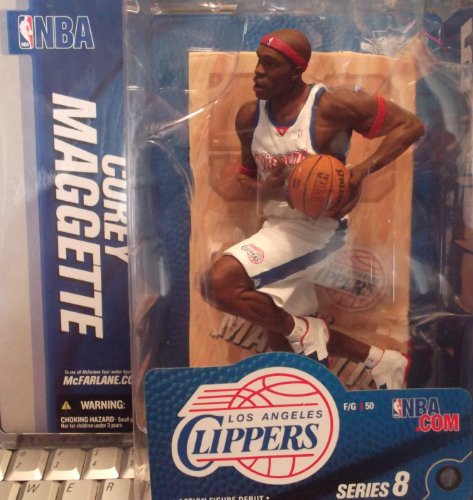 Mcfarlane NBA Sportspicks Series 8 Corey Maggette Los Angeles Clippers White Jersey Variant