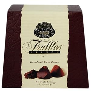 Chocmod Truffettes de France Natural Truffles, Plain, 1000-Gram Boxes