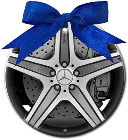Greg Trek Custom Mercedes Benz Personality Round Shaped Porcelain Christmas Ornament home decorations