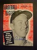 Al Kaline Detroit Tigers Autographed January - February 1956 Baseball Digest Magazine