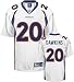 Brian Dawkins Jersey: Reebok White Replica #20 Denver Broncos Jersey - XX-Large