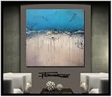 Modern Abstract Canvas Wall Art. Limited Edition, Hand Embellished GIclee on Canvas, 36 x 36 x 1.5 Ready to Hang! INNER STRENGTH