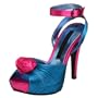 Chinese Laundry Women's Bonita Sandal,Blue Multi,10 M US