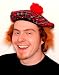 Musical See You Jimmy Hat in Red Tartan